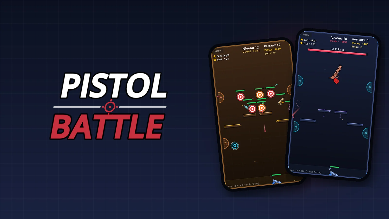 Illustration de l'article : Pistol Battle : le jeu de duel de pistolets gratuit et sans pub, créé à Abidjan