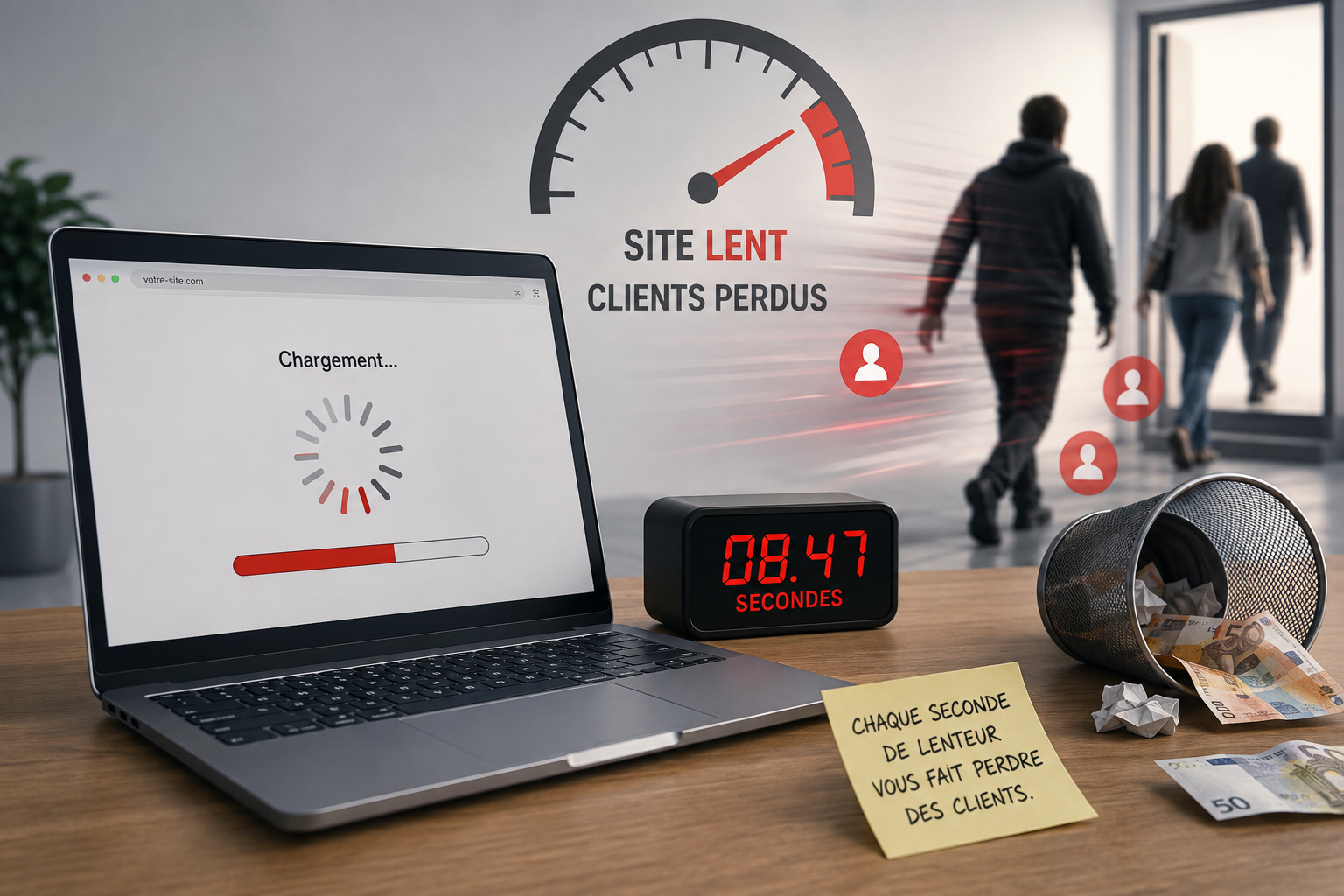 Pourquoi un site lent vous coûte des clients